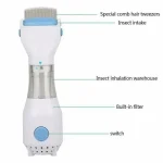 Anti-Bacterial Electric Hair Comb 13g White - Image 3