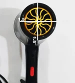 Black Corded Hair Dryer with 3 Speeds - Image 3