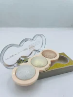 3-in-1 Glitter Highlighter & Powder Palette 250ml Multicolor - Image 3