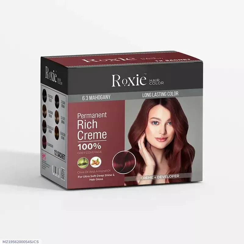 2478-55-727744-product-2 Roxie Permanent Hair Color 100% Grey Coverage Mahogany Shade - Image 1