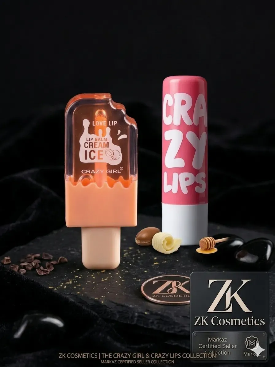 2478-72-726667-product-1 Crazy Lips Lip Balm Ice Cream Design Moisturize - Image 1