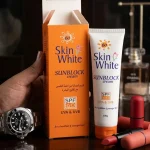 Skin White Sunblock Cream SPF 60 Brightening & UV Protection