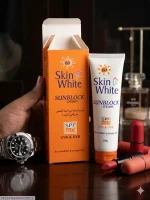 Skin White Sunblock Cream SPF 60 Brightening & UV Protection
