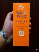 Skin White Sunblock Cream SPF 60 Brightening & UV Protection - Image 4