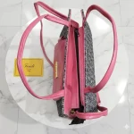 Premium Pink Jute Textured Shoulder Bag – Fashion Handbag for Women - Image 7