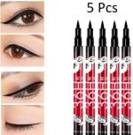 Waterproof Eyeliner Pens 5 Pcs – Smudge Proof Long Lasting Black Eyeliner Set