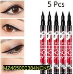 Waterproof Eyeliner Pens 5 Pcs – Smudge Proof Long Lasting Black Eyeliner Set - Image 3