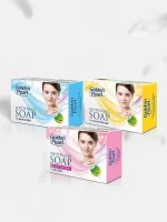 Golden Pearl Whitening Soap Pack of 3 for All Skin Types - Image 2
