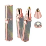 2-in-1 Eyebrow & Hair Trimmer Rose Gold USB Rechargeable - Image 5