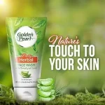 Golden Pearl Herbal Face Wash 75ml for Sensitive Skin - Image 3