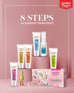 Golden Pearl Facial Kit 7-Piece Whitening for Pakistani Skin - Image 3