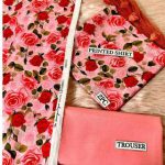 2 Pcs Women's Unstitched Digital Print Lawn Suit - Pink