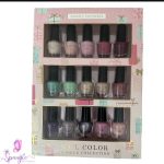 15-Piece Multicolor Nail Polish Set for Pakistani Women - Image 2