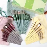 13 PCS Kabuki Eye Shadow Brush Set Synthetic Fiber - Image 3