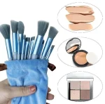 13 PCS Kabuki Eye Shadow Brush Set Synthetic Fiber - Image 7
