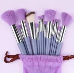 13 PCS Kabuki Eye Shadow Brush Set Synthetic Fiber - Image 8
