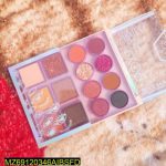 12 Shade Matte & Glitter Eyeshadow Kit for Pakistani Bridesmaids - Long Lasting Palette