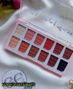 12 Shade Matte and Glitter Eyeshadow Kit - Long Lasting, High Pigmented - Image 4