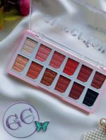 12 Shade Matte and Glitter Eyeshadow Kit - Long Lasting, High Pigmented - Image 5