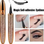 Gold Plated Waterproof Eyeliner with Rhinestones – Smudge Proof Liquid Eyeliner Pakistan