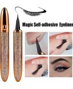Gold Plated Waterproof Eyeliner with Rhinestones – Smudge Proof Liquid Eyeliner Pakistan
