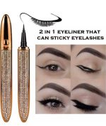 Gold Plated Waterproof Eyeliner with Rhinestones – Smudge Proof Liquid Eyeliner Pakistan - Image 6
