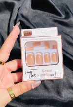 Premium Quality Fake Nails Acrylic Glossy Natural Look - Image 3