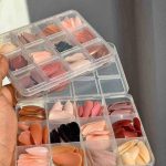 144-Piece ABS Plastic Fake Nails for Pakistani Women