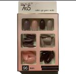 Salon-Style Fake Nails Acrylic Multicolor Set - Image 6
