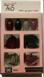 Salon-Style Fake Nails Acrylic Multicolor Set - Image 7