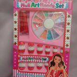 Kids Nail Art Set with 12 Fake Nails & Glue
