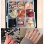 Stick On Artificial Nails Multicolor ABS 144 Pack