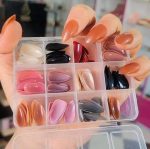 Stick On Artificial Nails Multicolor ABS 144 Pack - Image 4