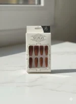 Multicolor Glitter Stick-On Nails ABS Plastic Pack of 1 - Image 4