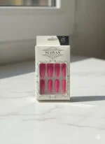 Multicolor Glitter Stick-On Nails ABS Plastic Pack of 1 - Image 6