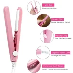 2 In 1 Mini Hair Straightener Easy To Use Travel Friendly - Image 8