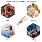 2 In 1 Mini Hair Straightener Easy To Use Travel Friendly - Image 9