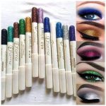 Matte and Glitter Eye Pencils for Pakistani Women — 12 Shade Set Waterproof