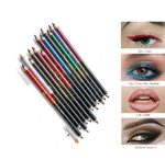 Matte Eye Pencil Set - 6 Pcs Multicolor Kajal & Eyeliner Pencils for Pakistani Brides & - Image 3