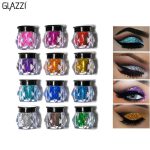 6 Pcs High Pigment Eyeshadow Set with Glitter and Shimmer, Multicolor