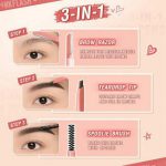 Waterproof Eyebrow Pencil & Brush Set for Pakistani Weather - Black & Brown - Image 4