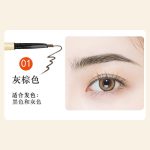 Waterproof Eyebrow Pencil & Brush Set for Pakistani Weather - Black & Brown - Image 9