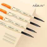 Waterproof Eyebrow Pencil & Brush Set for Pakistani Weather - Black & Brown - Image 10
