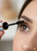 Premium Mascara for Dry Lashes - Smudge Proof Volume, Rose Gold and Blue Design - Image 6
