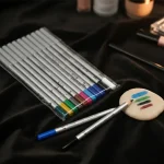 12 Color Eyeshadow Pencils for Pakistani Brides and Partygoers - Long Lasting, High Pigmented