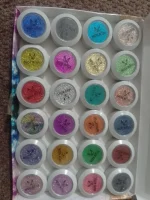 24-Piece Multicolor Glitter Eyeshadow Set - High Pigment Eye Makeup Kit - Image 5