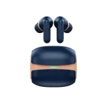 TWS Wireless Earbuds Yellow Black Battery Charging - Image 7
