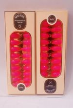 Pre-Glued Fake Nails Pink Acrylic for Women