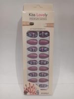 Mauve Geometric ABS Nail Set for Pakistani Women - Image 4