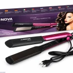 NOVA NHS-870 Professional Hair Straightener | Adjustable Temperature Control